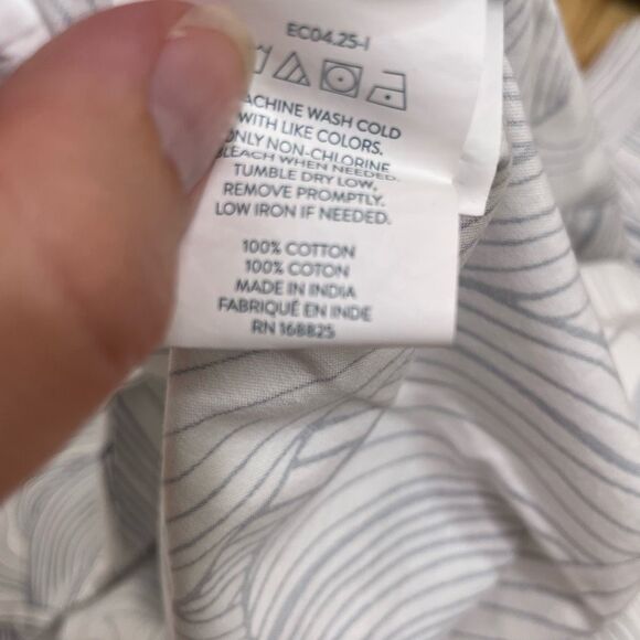 Brooklinen Luxe Sateen King Bed Sheet Set Oyster Blue Fitted Flat 4 Pillowcase - Picture 10 of 12